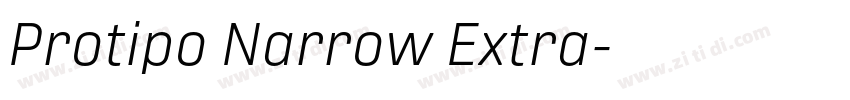Protipo Narrow Extra字体转换 Protipo Narrow Extra字体转换